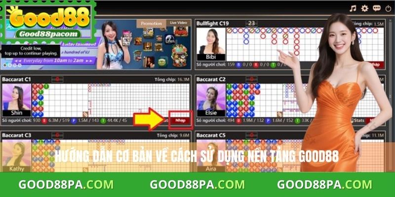 Hướng dẫn cơ bản về cách sử dụng nền tảng Good88